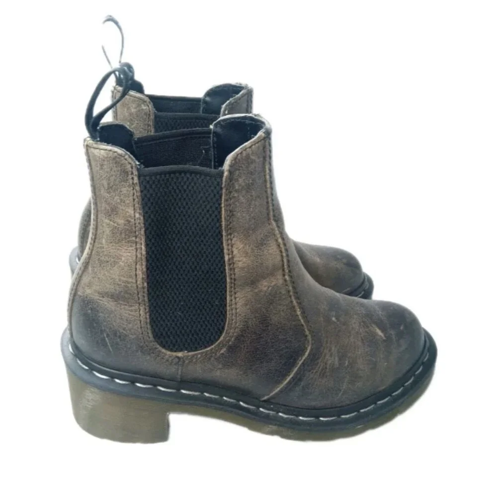 Dr. Martens Cadence Greenland Heeled Chelsea Boots Women's Size 6 - Picture 4 of 9